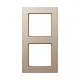 JUNG A 5582 BF CH afdekraam 2-voudig A550 champagne