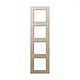 JUNG A 5584 BF CH afdekraam 4-voudig A550 champagne