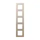 JUNG A 5585 BF CH afdekraam 5-voudig A550 champagne