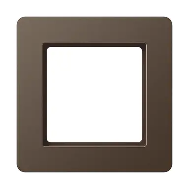 JUNG AF 581 BF MO afdekraam 1-voudig A Flow mokka