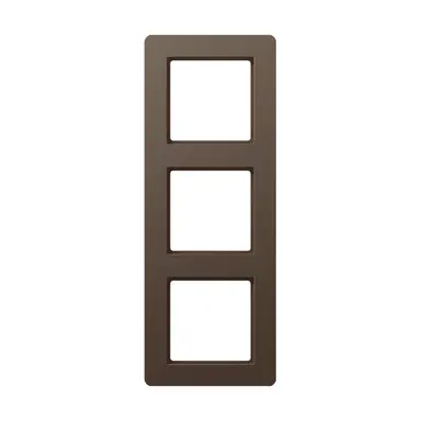 JUNG AF 583 BF MO afdekraam 3-voudig A Flow mokka