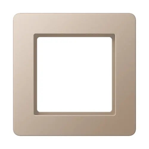 JUNG AF 581 BF CH afdekraam 1-voudig A Flow champagne
