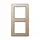 JUNG AF 582 BF CH afdekraam 2-voudig A Flow champagne