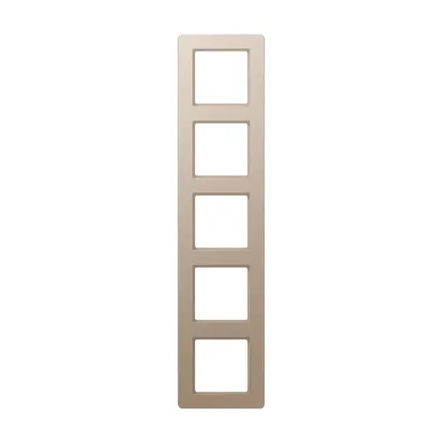 JUNG AF 585 BF CH afdekraam 5-voudig A Flow champagne
