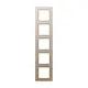 JUNG AF 585 BF CH afdekraam 5-voudig A Flow champagne