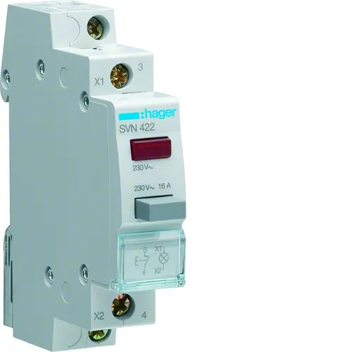Hager SVN422 Drukknop modulair