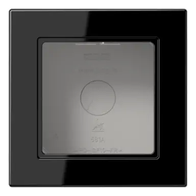 JUNG A 5581 BF A SW opbouwbak 1-voudig A550 zwart