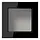 JUNG A 5581 BF A SW opbouwbak 1-voudig A550 zwart