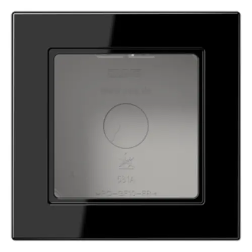 JUNG A 5581 BF A SW opbouwbak 1-voudig A550 zwart