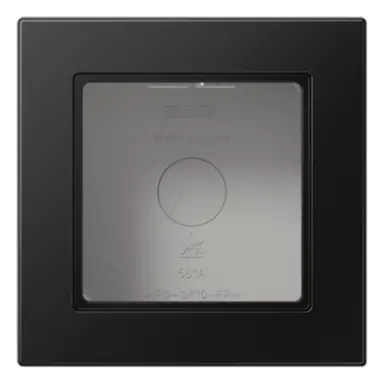 JUNG A 5581 BF A SWM opbouwbak 1-voudig A550 grafietzwart mat