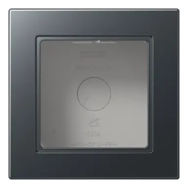 JUNG A 5581 BF A ANM opbouwbak 1-voudig A550 antraciet mat