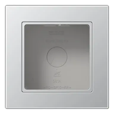 JUNG A 5581 BF A AL opbouwbak 1-voudig A550 aluminium