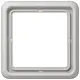 JUNG CD 581 LG afdekraam 1-voudig CD500 lichtgrijs