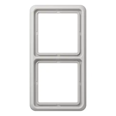 JUNG CD 582 LG afdekraam 2-voudig CD500 lichtgrijs