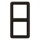 JUNG CD 582 BR afdekraam 2-voudig CD500 bruin