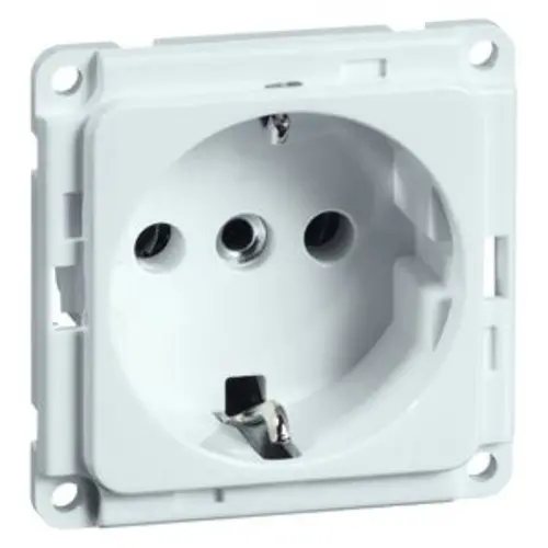 PEHA 6711.02 wandcontactdoos met randaarde Compacta levend wit
