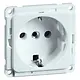 PEHA 6711.02 wandcontactdoos met randaarde Compacta levend wit
