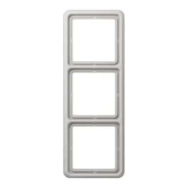 JUNG CD 583 LG afdekraam 3-voudig CD500 lichtgrijs