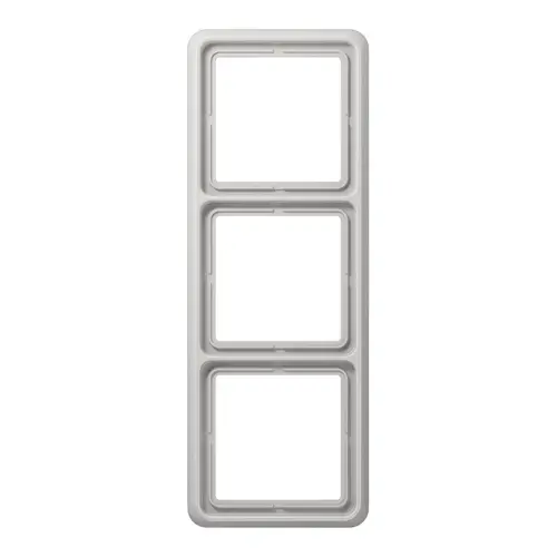 JUNG CD 583 LG afdekraam 3-voudig CD500 lichtgrijs