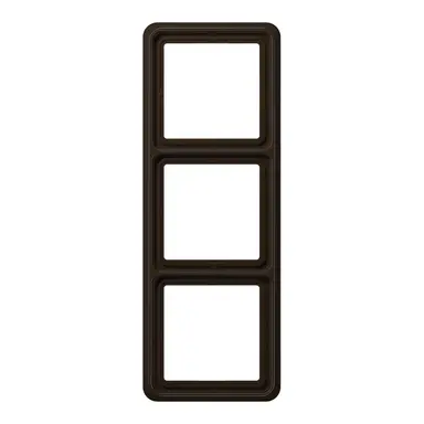 JUNG CD 583 BR afdekraam 3-voudig CD500 bruin