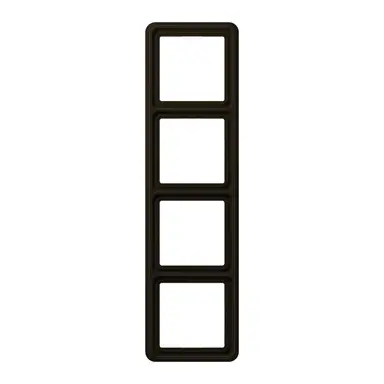 JUNG CD 584 BR afdekraam 4-voudig CD500 bruin