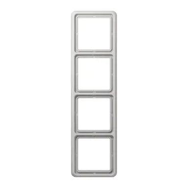 JUNG CD 584 LG afdekraam 4-voudig CD500 lichtgrijs