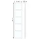 JUNG CD 585 PT afdekraam 5-voudig CD500 platina