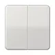 JUNG CD 595 LG schakelwip 2-voudig CD500 lichtgrijs