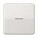 JUNG CD 590 KO5 LG schakelwip met controlevenster CD500 lichtgrijs