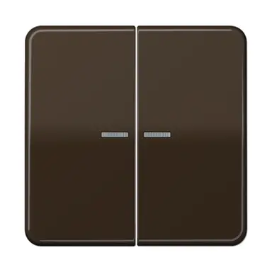 JUNG CD 595 KO5 BR schakelwip 2-voudig met controlevenster CD500 bruin