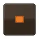 JUNG CD 590 KO BR schakelwip groot controlevenster CD500 bruin
