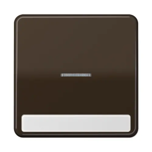 JUNG CD 590 NAKO5 BR schakelwip met controlevenster en tekstvenster CD500 bruin