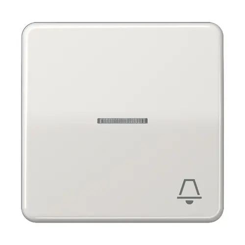 JUNG CD 590 KO5K LG schakelwip met belsymbool en controlevenster CD500 lichtgrijs