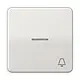 JUNG CD 590 KO5K LG schakelwip met belsymbool en controlevenster CD500 lichtgrijs