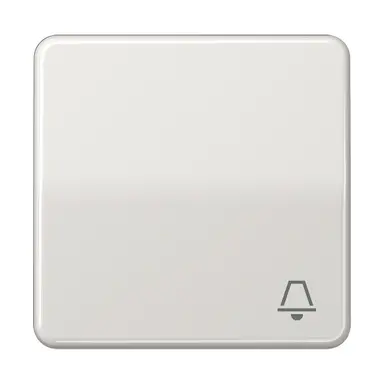 JUNG CD 590 K LG schakelwip met belsymbool CD500 lichtgrijs