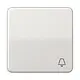 JUNG CD 590 K LG schakelwip met belsymbool CD500 lichtgrijs