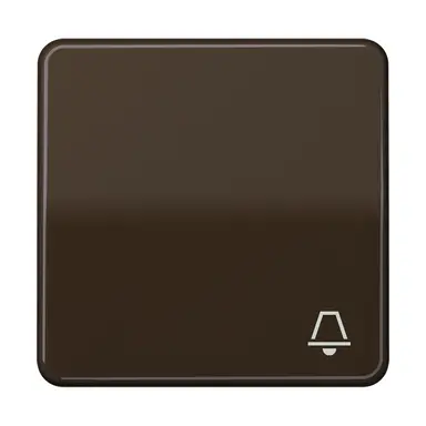 JUNG CD 590 K BR schakelwip met belsymbool CD500 bruin