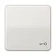 JUNG CD 590 T LG schakelwip met sleutelsymbool CD500 lichtgrijs