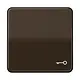 JUNG CD 590 T BR schakelwip met sleutelsymbool CD500 bruin