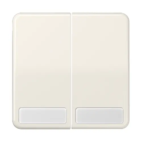 JUNG CD 595 NA schakelwip 2-voudig met tekstvenster CD500 creme