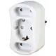 Kopp 177602009 verloopstekker 1x RA en 2 x euro wit