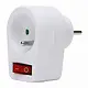 Kopp 705202002 adapter 1x penaarde Belgie met schakelaar wit