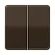 JUNG CD 1702 BR dimmerknop 2-voudig serietastdimmer CD500 bruin