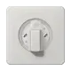 JUNG CD 1541 LG draaiknop tbv jaloezie of draaischakelaar CD500 lichtgrijs