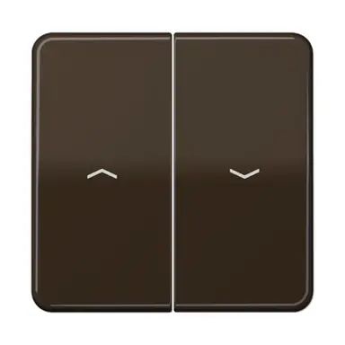 JUNG CD 595 P BR wip 2-voudig met pijlsymbolen tbv jaloezieschakelaar CD500 bruin