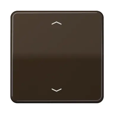 JUNG CD 1700 P BR knop met pijlsymbolen tbv elektronische jaloezieactor CD500 bruin