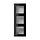 JUNG A 5583 BF A SW opbouwbak 3-voudig A550 zwart