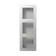 JUNG A 5583 BF A AL opbouwbak 3-voudig A550 aluminium