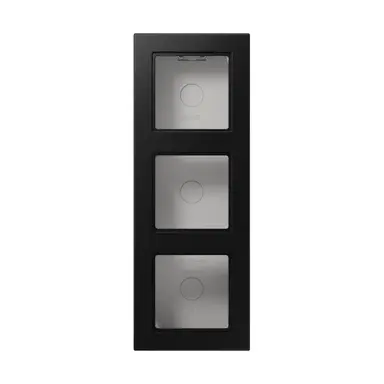 JUNG A 5583 BF A SWM opbouwbak 3-voudig A550 grafietzwart mat