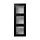 JUNG A 5583 BF A SWM opbouwbak 3-voudig A550 grafietzwart mat